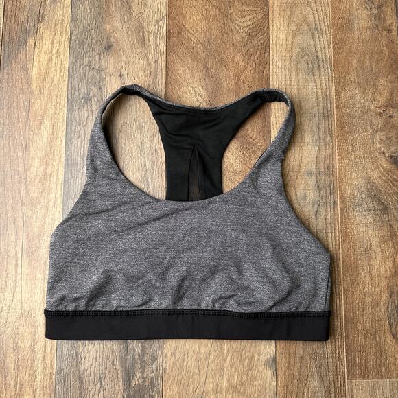 Lululemon Invigorate Bra Women's Size 6 Gray Athletic Training Fitness 5702 - Picture 1 of 6